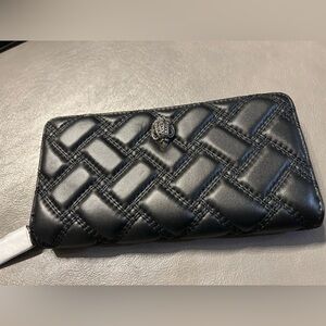 Kurt Geiger Black Quilted Wallet